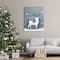 Stupell Industries Season's Greetings Holiday Reindeer Canvas Wall Art
